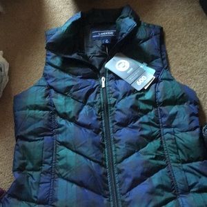 brand new women’s lands end vest